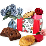 David’s Cookies Father's Day Gluten-Free Cookies and Brownies Gift Tin - Chocolate Chip Cookies and Brownies in Celebrate Dads Sweet Sampler - Gourmet