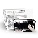 GLOVEWORKS Industrial Ivory Latex Gloves, Case of 1000, 4 Mil, Size Small, Powder Free, Textured, Disposable, TLF42100