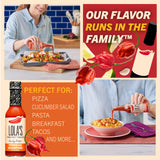Lola's Fine Hot Sauce Trinidad Scorpion | All-Natural, Low Sodium, Gluten-Free, Keto | Made with Red Jalapeños, Trinidad Scorpion Peppers, Garlic