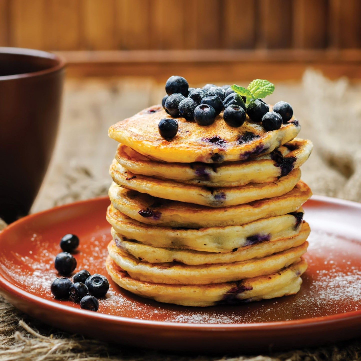 War Eagle Mill Organic Blueberry Buttermilk Pancake & Waffle Mix, 22 oz Bag (Pack of 2)
