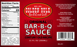 Golden Rule BBQ Sauce - Oldest BBQ Sauce in USA- Best Barbecue Sauce