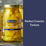 Mild Banana Pepper Chunks, Pickled and Packed in Tangy Brine, 100% Cured with No Heat, Crispy Crunchy Texture, Grown and Packed in USA, Non-GMO