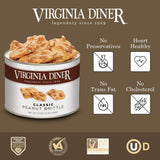 Virginia Diner Gourmet Natural Classic Peanut Brittle - XL Buttery Virginia Peanuts Non-GMO, Preservative Free Gifts from Virginia Since 1929-16 Oz
