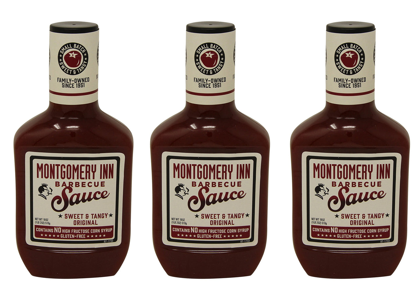 Montgomery Inn Barbecue Sauce, Original, 18oz (Pack of 3)
