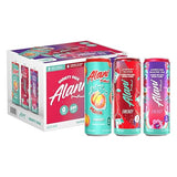 Alani Nu VARIETY PACK CHERRY SLUSH, JUICY PEACH, HAWAIIAN SHAVED ICE Sugar Free, Low Calorie Energy Drinks, 200mg Caffeine, Biotin B Vitamins, Zero