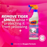 KH-7 Total Stain Remover & Odor Neutralizer - Enzyme-Powered Laundry Pre-Wash Spray for Tough Stains and Odors, Works on Wine, Chocolate, Tomato