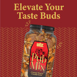 Utz Pub Mix, 42 Oz. Barrel, Savory Snack Mix with a Blend of Crunchy Flavors for a Tasty Party Snack, Resealable Container, Trans-Fat Free and Kosher