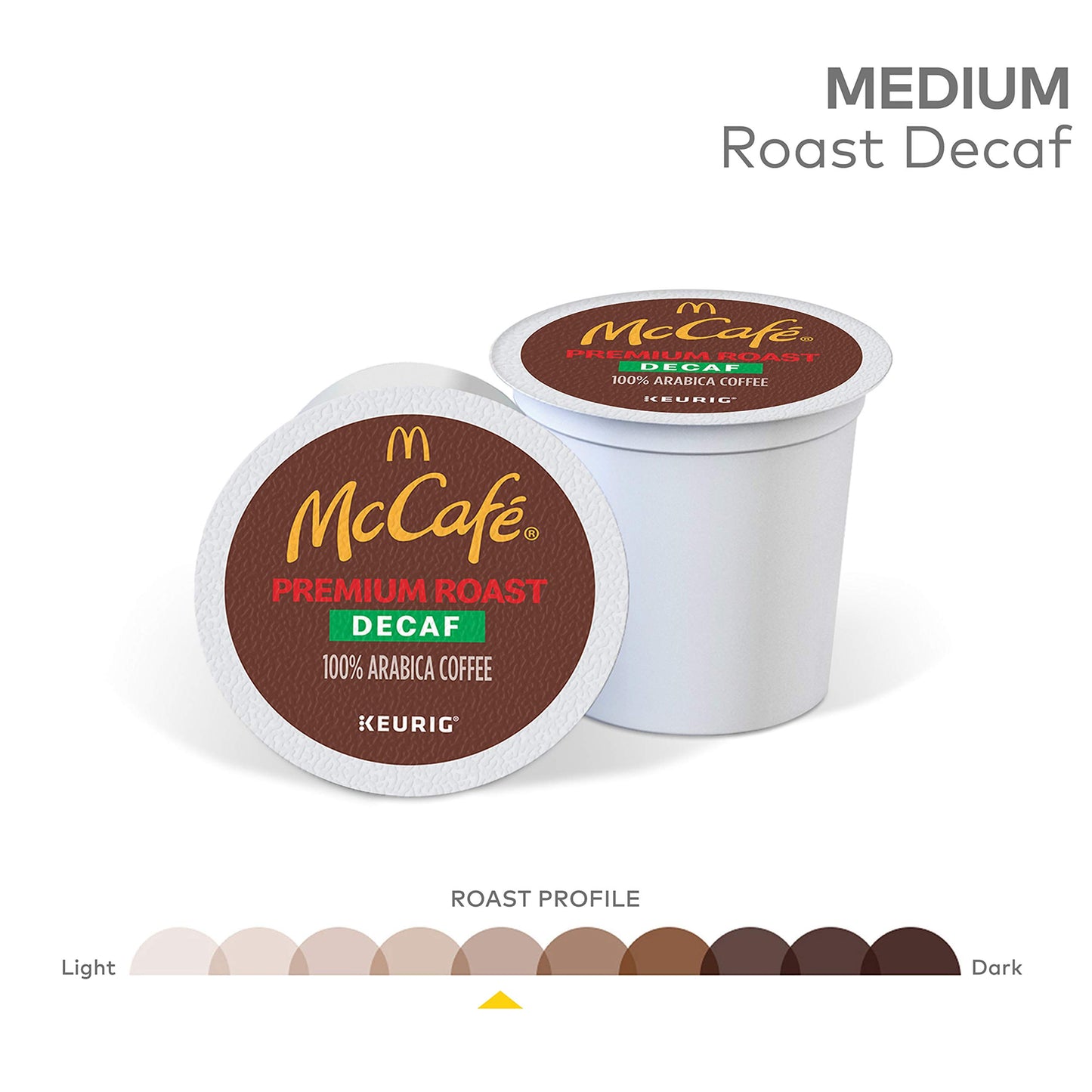 McCafé Decaf Premium Medium Roast K-Cup Coffee Pods (12 Pods)