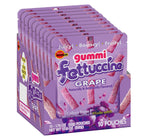 Bourbon Fettuccine Gummi Grape Candy, 10-Pack - Japanese Sour & Chewy Gummy Strips Made with Real Fruit Juice