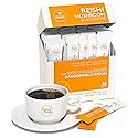 Reishi Mushroom Black Coffee by fusion foods™ | All Natural Unadulterated Reishi Mushroom Ganoderma | Robust Aroma & Taste - 30 counts