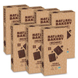 Nature’s Bakery Double Chocolate Brownie Bars, Whole Grains, Dates, and Cocoa, Plant Based, Dairy-Free, Snack Bar, 7 boxes with 12 twin packs