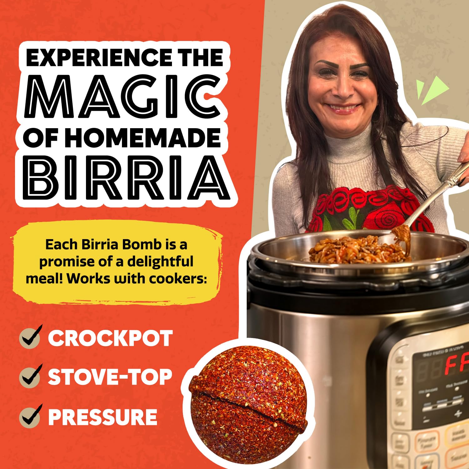 EZ Bombs Birria Bomb Seasoning, Pack of 2 - Authentic Mexican Spice Mix + Exclusive Digital Recipe Guide - Perfect for Tacos, Burritos, Nachos