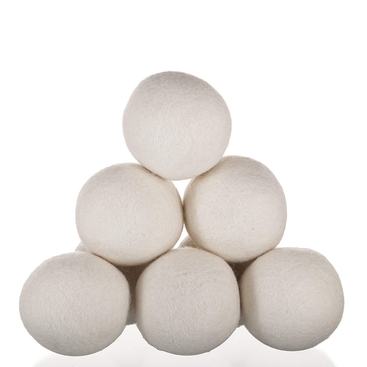Woolzies Wool Dryer Balls Organic: Our Big Wool Spheres are the Best fabric softener | 6-Pack XL Dryer Balls for Laundry is Made with New Zealand Wool