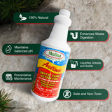 Medina Actina Septic Tank Treatment - Natural Biological Enzyme Liquid for Waste Digestion, Odor Control & Reduced Pump-Out Frequency - Safe for All