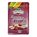 Brothers All Natural Freeze Dried Fruit Crisps, Banana Strawberry, 0.42 Oz (Pack of 24), Made with 100% Fruit, Gluten Free, Soy Free, Vegan, Healthy