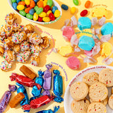 Birthday Gift Basket | Popcorn, Sweets, Candy, Cake Flavors | Tin Spins, Plays Music Happy Birthday | Bonnie and Pop