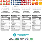 That's it. (48 Count) Variety Pack | Strawberry, Blueberry, Mango & Cherry flavors | 100% Natural Real Fruit bars. Strawberry. Plant-based, Vegan