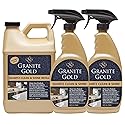 Granite Gold Quartz Clean & Shine Streak-Free Cleaner Deeps Cleans and Polishes All Quartz Surfaces Including Silestone, LG, and More, 64 Fluid Ounces