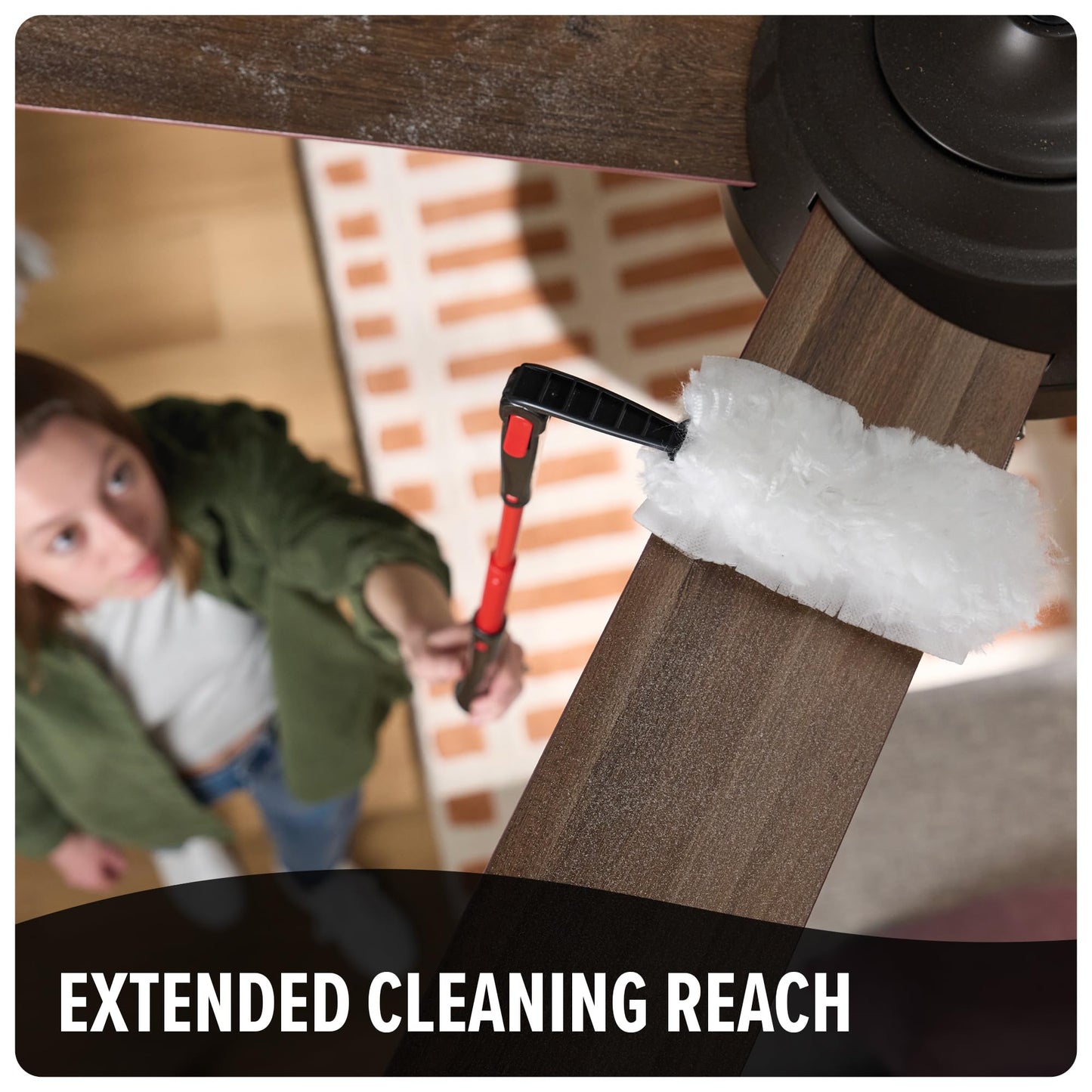 Dirt Devil Telescoping Extended Reach Duster, Hand Duster for Multi-Surface Cleaning, Includes Replacement Disposable Heads, Dusters for Home Use