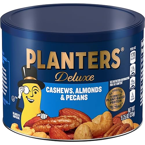 Planters Select Cashews (Almonds & Pecans Nut Mix, 8.25 oz Canister)