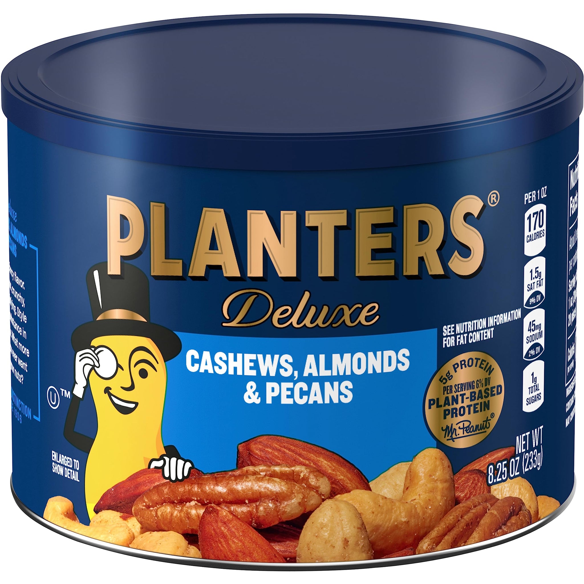 Planters Select Cashews (Almonds & Pecans Nut Mix, 8.25 oz Canister)