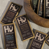 HU Dark Chocolate Bars Variety Pack, 6 Count - Simple, Cashew Buter Raspberry, Hazelnut Btr Almond Butter & Puffed Quinoa, Vanilla Crunch & Crunchy