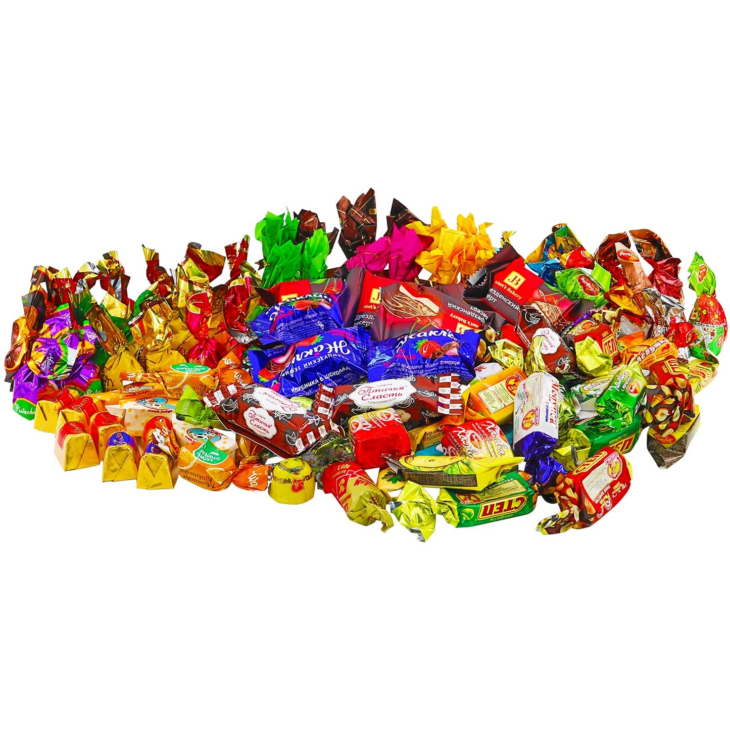 Supreme Sweets Candy Mix Gift Bag - Russian, Polish & Ukrainian Candy Mix - Ulitimate Assortment of Chocolate Party Candy Mix of Eastern European