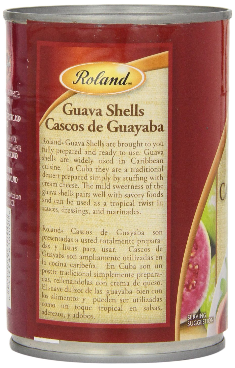 Roland Foods Guava Shells in Heavy Syrup, 14.1 Ounce
