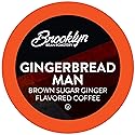 Brooklyn Beans Gingerbread Man Coffee Pods - Compatible with Keurig K Cup Brewers Including 2.0 Machines, 40 Count, Festive Gingerbread Flavored