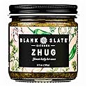 Blank Slate Kitchen Zhug (6 oz) | Spicy Middle Eastern Herby Green Hot Sauce (Yemeni Skhug) | Vegan & Gluten-free | Blend of Jalapenos, Cilantro