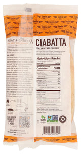 IZZIO ARTISAN BAKERY Take & Bake Ciabatta, 14 Ounce (Frozen)