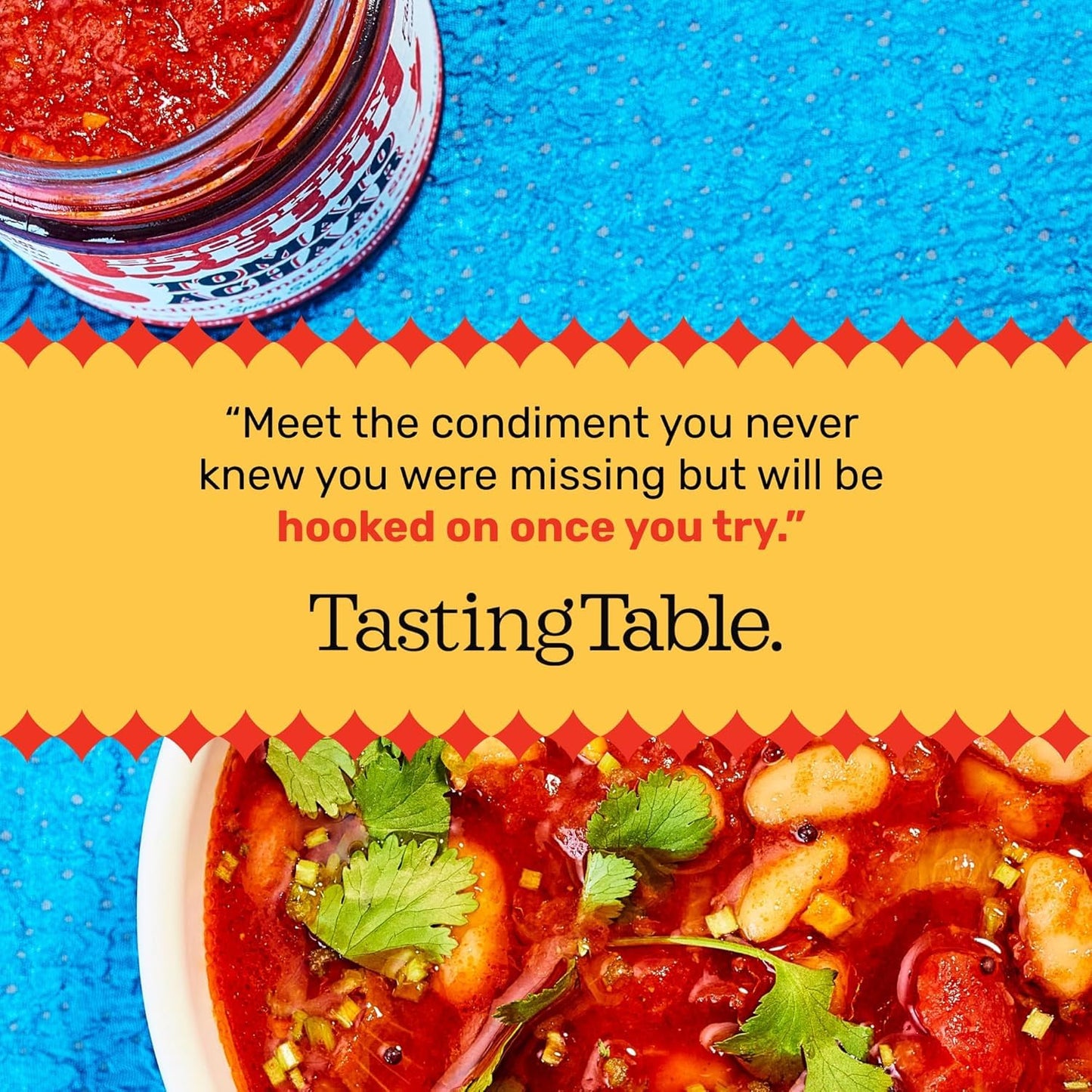 Brooklyn Delhi Tomato Achaar - 9 Ounces - Savory, Spicy, and Tangy Flavor - Made with Locally-Grown Tomatoes, Tamarind, a mix of Indian Spices, Red
