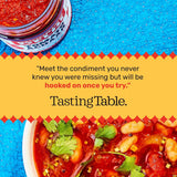 Brooklyn Delhi Tomato Achaar - 9 Ounces - Savory, Spicy, and Tangy Flavor - Made with Locally-Grown Tomatoes, Tamarind, a mix of Indian Spices, Red