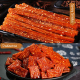 Spicy Strip Small Gluten Spicy Strips Latiao Snack Food - Chinese Special Classic Handmade Spicy Gluten Latiao Delicious Snacking, Best Vegan Fragrant