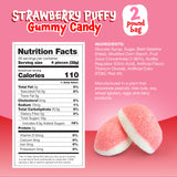 Strawberry Gummy Candy - 2 Pound Pack - Pink Cloud Candy for Baby Showers & Party Favors - Gender Reveal Strawberry Gummies - It's a Girl Candy - Bulk
