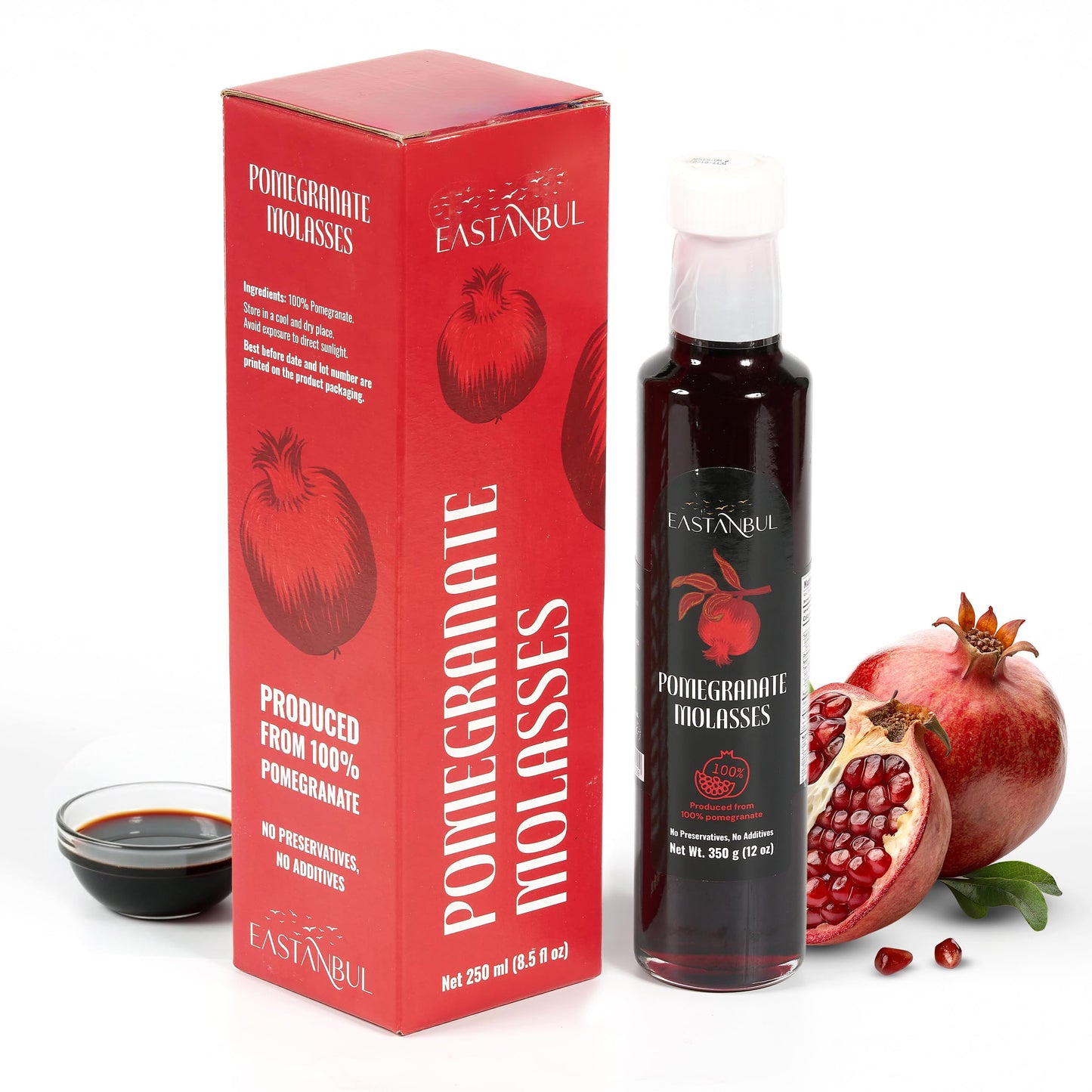 Eastanbul Pomegranate Molasses, No Added Sugar, Natural, 12.35oz