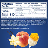 Dole Fruit Bowls Peaches & Crème Layers Snacks, 4.3oz 4 Total Cups