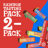 Tony’s Chocolonely Rainbow Chocolate Candy Bar Variety Pack, Belgian Dark & Milk Chocolate With Sea Salt, Caramel, Almond, Hazelnut, & Nougat, Made