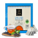 Ceylonzon Earl Grey Black Tea Classic Taste 50 Individually Foil-Wrapped Tea Bags, Infused with Pure Bergamot for a Bold, Aromatic Flavor