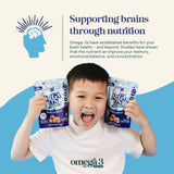 Eat Omega 3 Mega O’s Vanilla Bean Cereal Bites - Gluten-Free, Dairy-Free, Plant-Based Protein Snack with Omega-3 & Omega-6, Low Sugar, Peanut-Free
