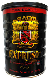 Garrido Expreso Ground Coffee, Dark Roast in Canister, Espresso, 100% Pure, 10 Ounce (Pack of 1)