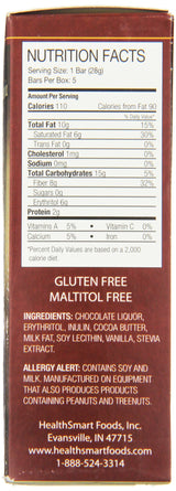 ChocoRite Dark Chocolate Bars, 5 Ounce