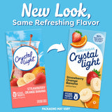Crystal Light Drink Mix, 6 Pitcher Packets, for Flavorful Hydration and Shareable Refreshment, Strawberry Orange Banana artificial flavor, Zero Sugar