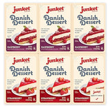 Junket Danish Dessert Raspberry and Strawberry Mix - for Pie Filling, Cheesecake Topping, Sauces, Puddings, and Glazes. Add Water, Heat 60 Seconds