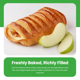 Oven Delights Apple Danish America’s fruit - Bakery fresh - Breakfast pastries - Real pastries - perfectly cooked - taste simply fresher | 4oz | Pack
