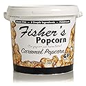 Fisher's Popcorn Caramel Popcorn, Gluten Free, 5 Simple Ingredients, Handmade, No Preservatives, No High Fructose Corn Syrup, Zero Trans Fat, 20oz Tub