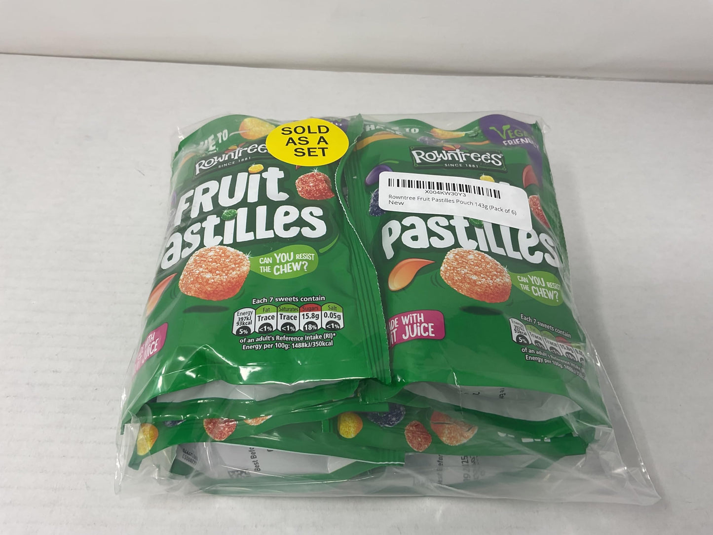 Fruit Pastilles Pouch 143g (Pack of 6)