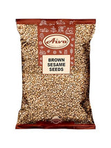 Aiva Sesame Seeds Brown (5 LB) - Whole Unhulled Seeds for Cooking, Baking, and Garnishing