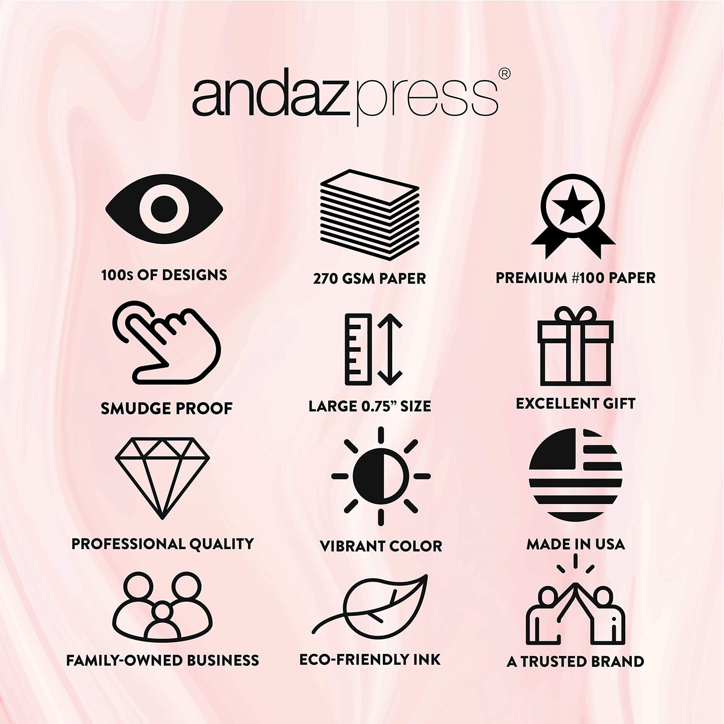 Andaz Press Floral Roses Girl Baby Shower Collection, Personalized Chocolate Drop Label Stickers Trio, Fits Kisses, 216-Pack, Custom Made Any Name