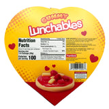 Lunchables Gummy Candy Pepperoni Pizza Kit Heart Shaped Box Gift